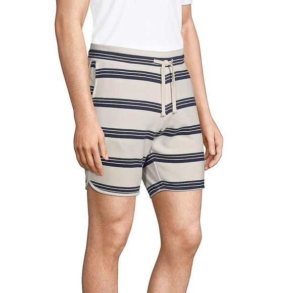 NWT Lands' End Men's French Terry Drawstring Athletic Shorts Size XXL $50 DD787 - Picture 3 of 5